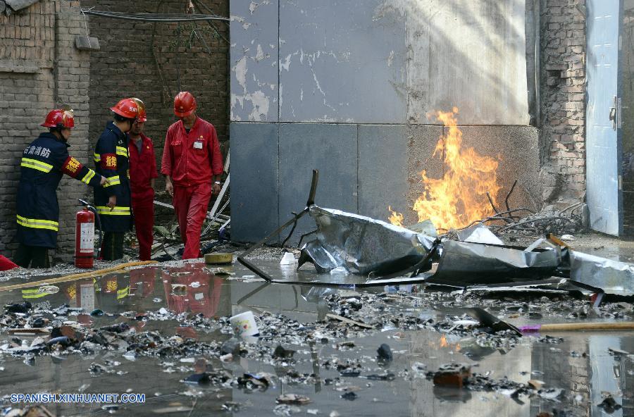 Diecisiete personas resultaron heridas como consecuencia de una explosión de gas ocurrida hoy lunes por la mañana en un dormitorio de una universidad del noroeste de China.