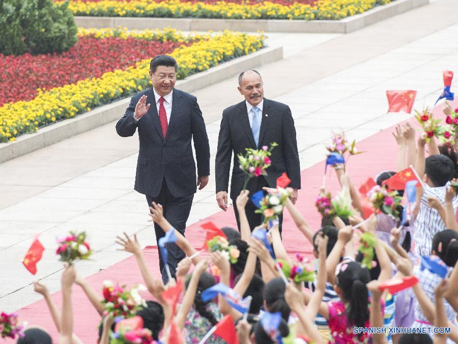 CHINA-BEIJING-XI JINPING-NEW ZEALAND-JERRY MATEPARAE-WELCOMING CEREMONY (CN)