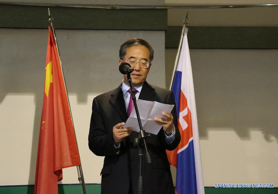 （XHDW）（2）中国驻斯洛伐克大使馆举办“八一”招待会