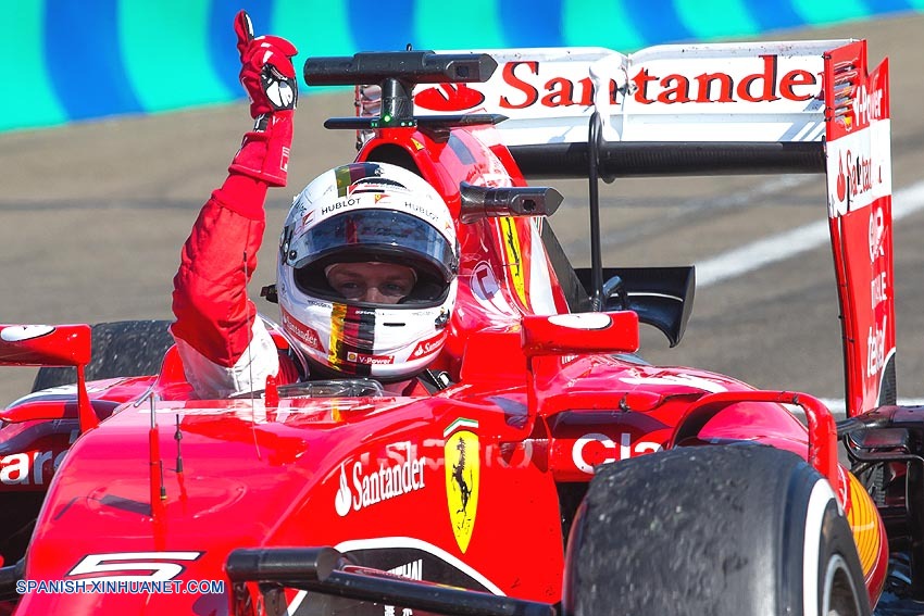El cuatro veces campeón mundial Sebastian Vettel, que conduce para Ferrari, ganó hoy el Grand Prix de Hungría de Fórmula 1 en Mogyorod cerca de Budapest, antes del dúo de Red Bull compuesto por Daniil Kvyat y Daniel Ricciardo.