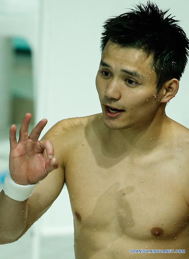 （游泳世锦赛）（7）跳水——男子十米台：邱波夺冠