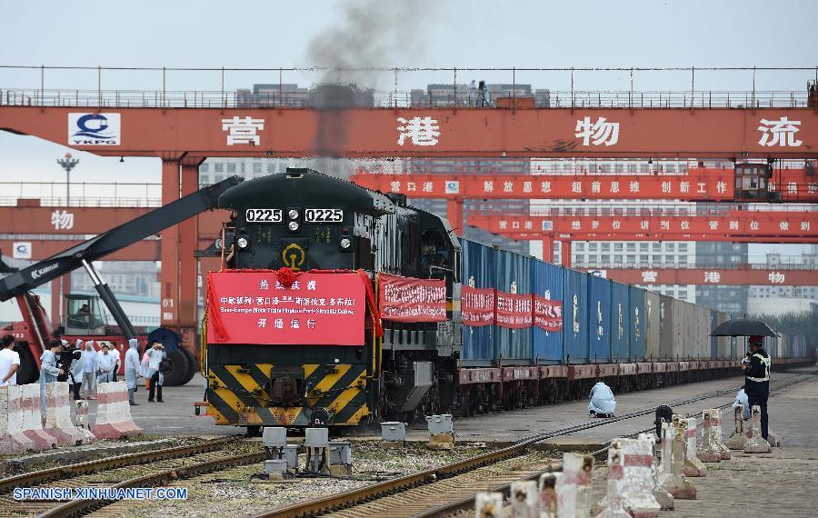Un nuevo servicio de tren de carga enlaza a la provincia de Liaoning, en el noreste de China, con Eslovaquia.