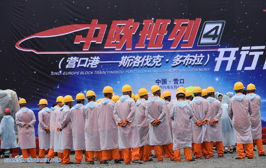 Un nuevo servicio de tren de carga enlaza a la provincia de Liaoning, en el noreste de China, con Eslovaquia.