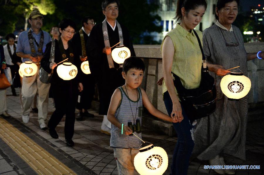 （国际）（1）日本广岛市民纪念原子弹爆炸70周年