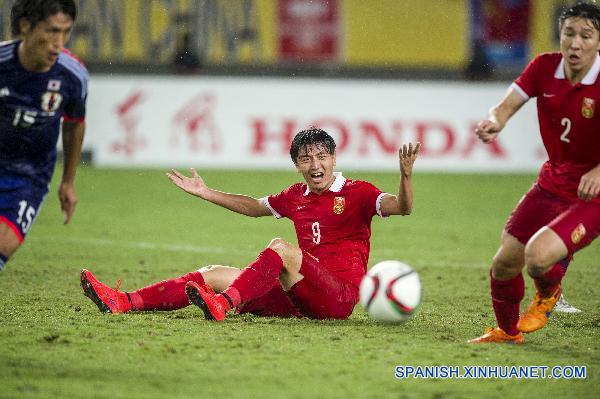 （体育）（8）足球——东亚杯足球赛：中国战平日本