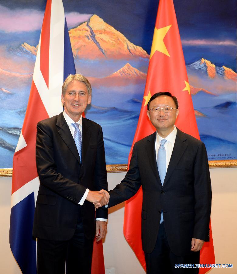 CHINA-BEIJING-YANG JIECHI-BRITISH FOREIGN SECRETARY-DIALOGUE (CN)