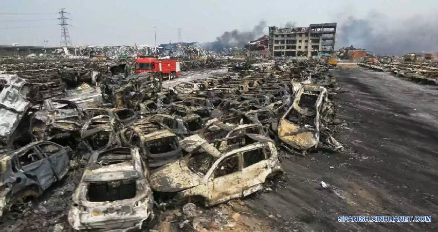 （天津港“8·12”事故）（6）事故现场明火基本扑灭