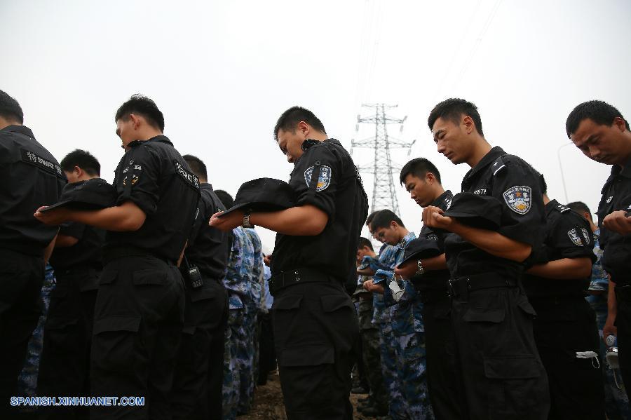 CHINA-TIANJIN-EXPLOSION-MOURNING (CN)