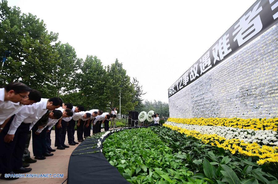 CHINA-TIANJIN-EXPLOSION-MOURNING (CN)