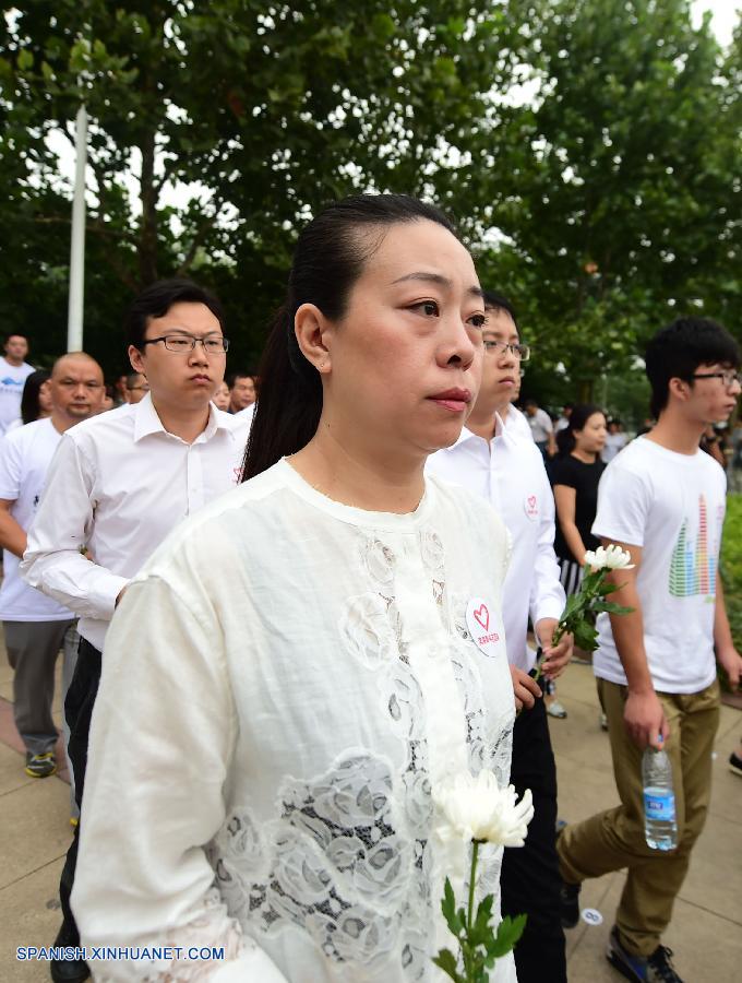 CHINA-TIANJIN-EXPLOSION-MOURNING (CN)