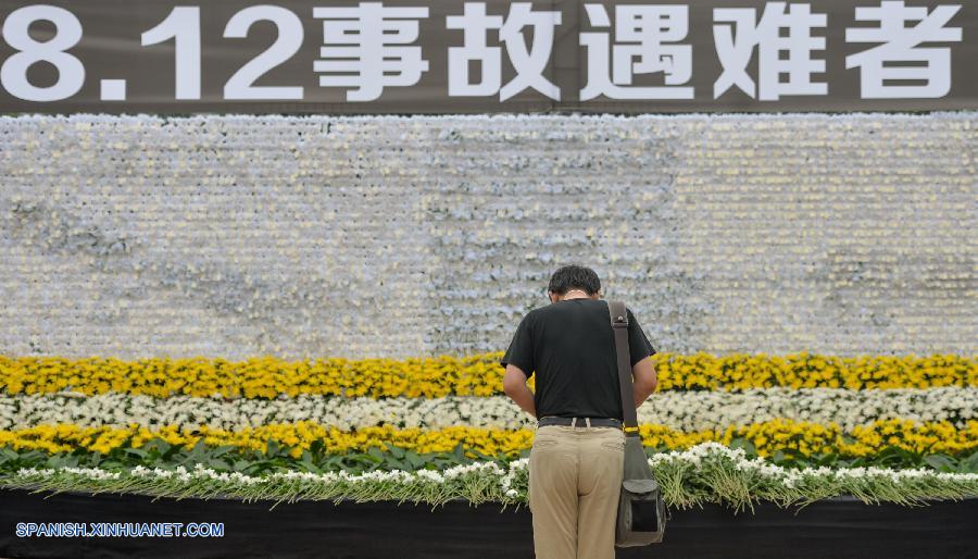 CHINA-TIANJIN-EXPLOSION-MOURNING (CN)