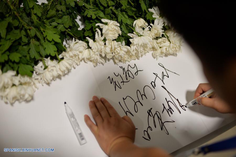 CHINA-TIANJIN-EXPLOSION-MOURNING (CN)