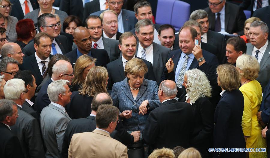 GERMANY-BERLIN-SPECIAL SESSION-GREEK DEBT CRISIS