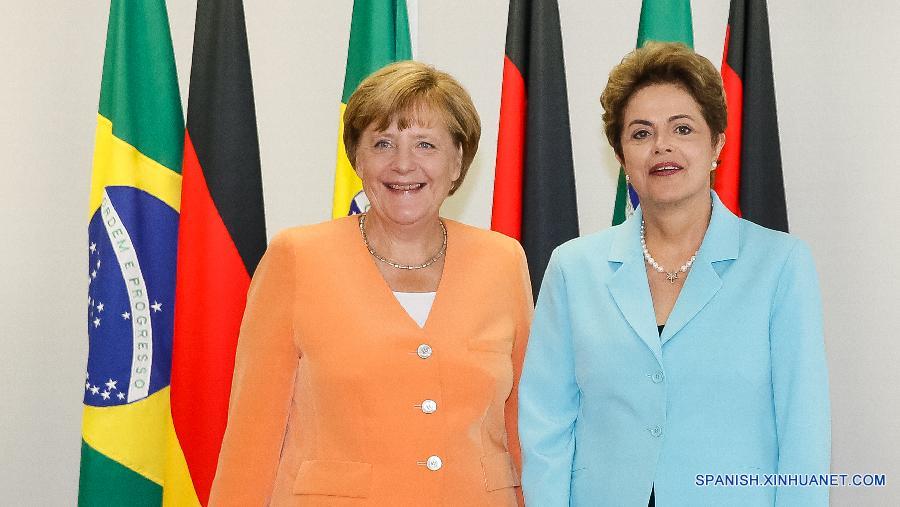 BRAZIL-BRASILIA-GERMANY-POLITICS-MEETING 