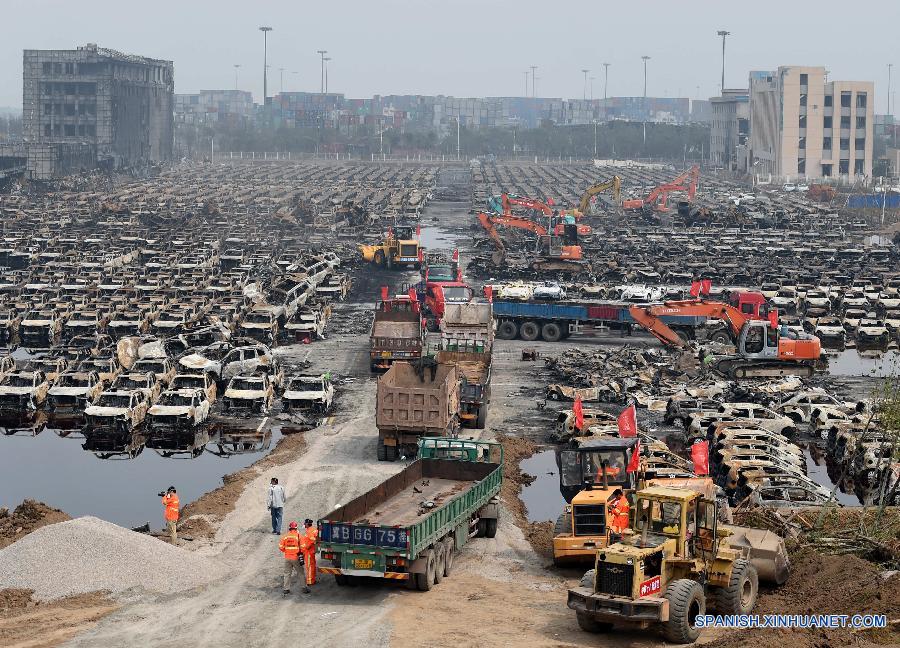 CHINA-TIANJIN-EXPLOSION SITE-CLEANUP (CN)