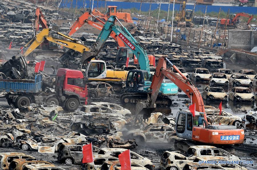 CHINA-TIANJIN-EXPLOSION SITE-CLEANUP (CN)