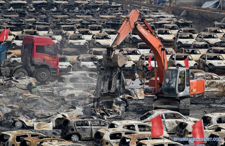 CHINA-TIANJIN-EXPLOSION SITE-CLEANUP (CN)