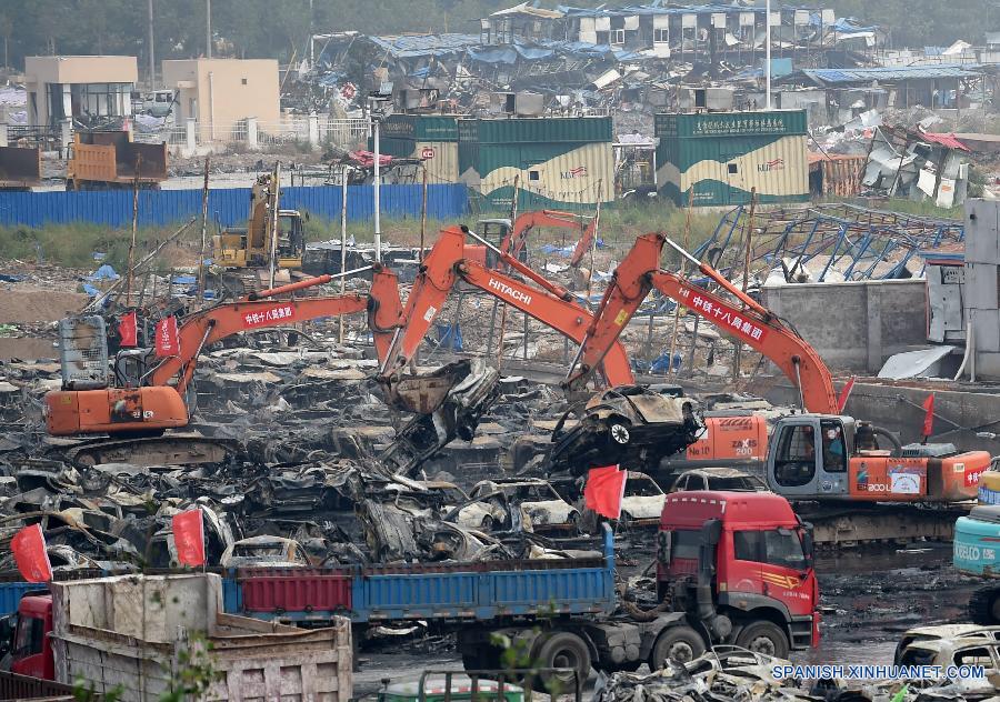 CHINA-TIANJIN-EXPLOSION SITE-CLEANUP (CN)