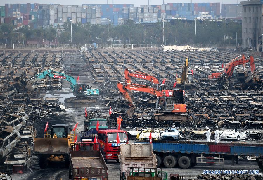 CHINA-TIANJIN-EXPLOSION SITE-CLEANUP (CN)