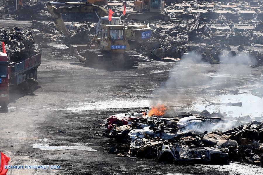 CHINA-TIANJIN-EXPLOSION SITE-CLEANUP (CN)