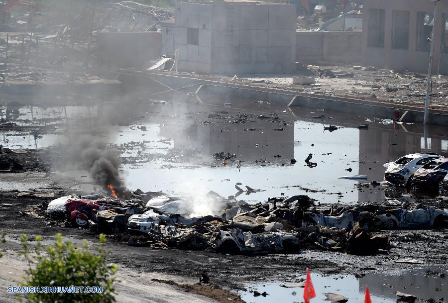 CHINA-TIANJIN-EXPLOSION SITE-CLEANUP (CN)