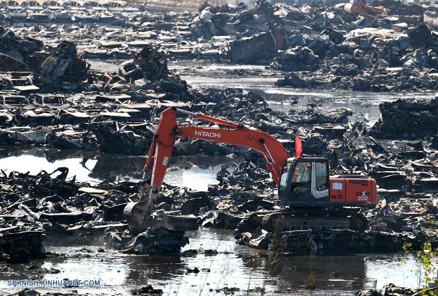 CHINA-TIANJIN-EXPLOSION SITE-CLEANUP (CN)