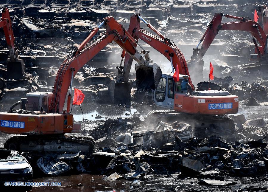 CHINA-TIANJIN-EXPLOSION SITE-CLEANUP (CN)