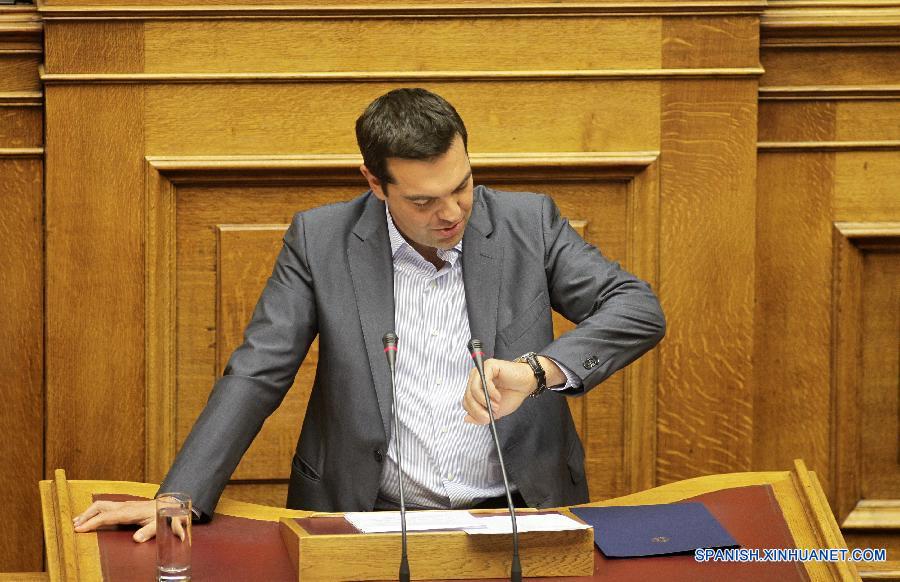 GREECE-ATHENS-THIRD BAILOUT DEAL-APPROVAL