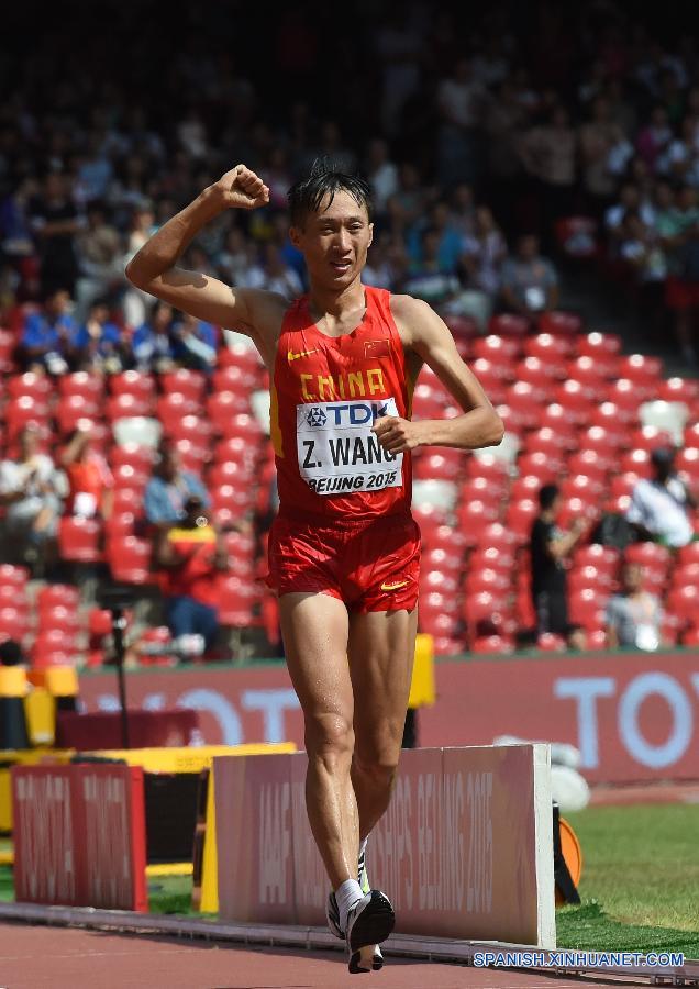 Resultados de la final de la prueba de 20 kil&oacute;metros marcha masculina de los Campeonatos Mundiales de Atletismo de Beijing.