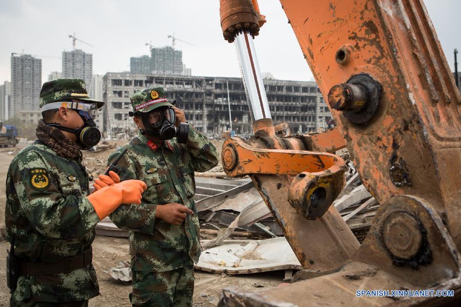 CHINA-TIANJIN-EXPLOSION-CLEANUP(CN)