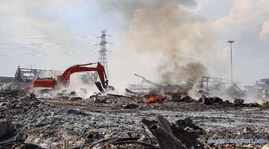 CHINA-TIANJIN-EXPLOSION-CLEANUP(CN)