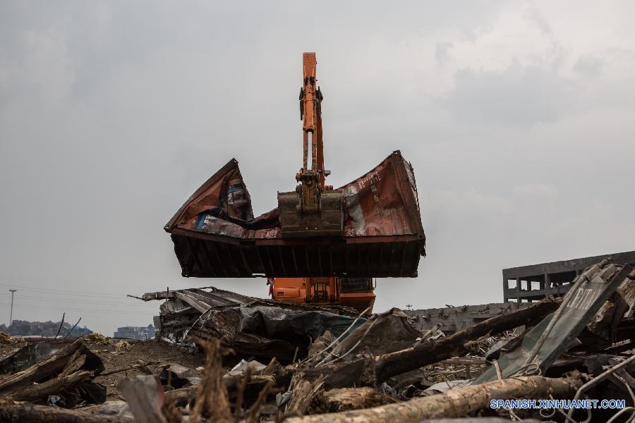 CHINA-TIANJIN-EXPLOSION-CLEANUP(CN)