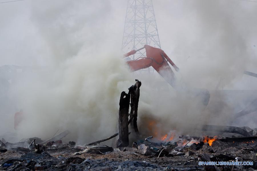 CHINA-TIANJIN-EXPLOSION-CLEANUP(CN)