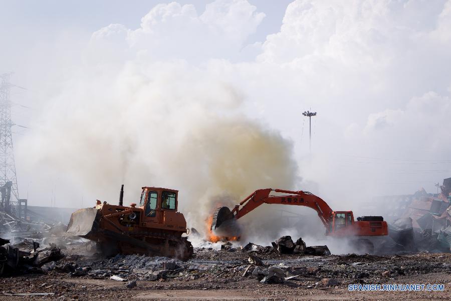 CHINA-TIANJIN-EXPLOSION-CLEANUP(CN)