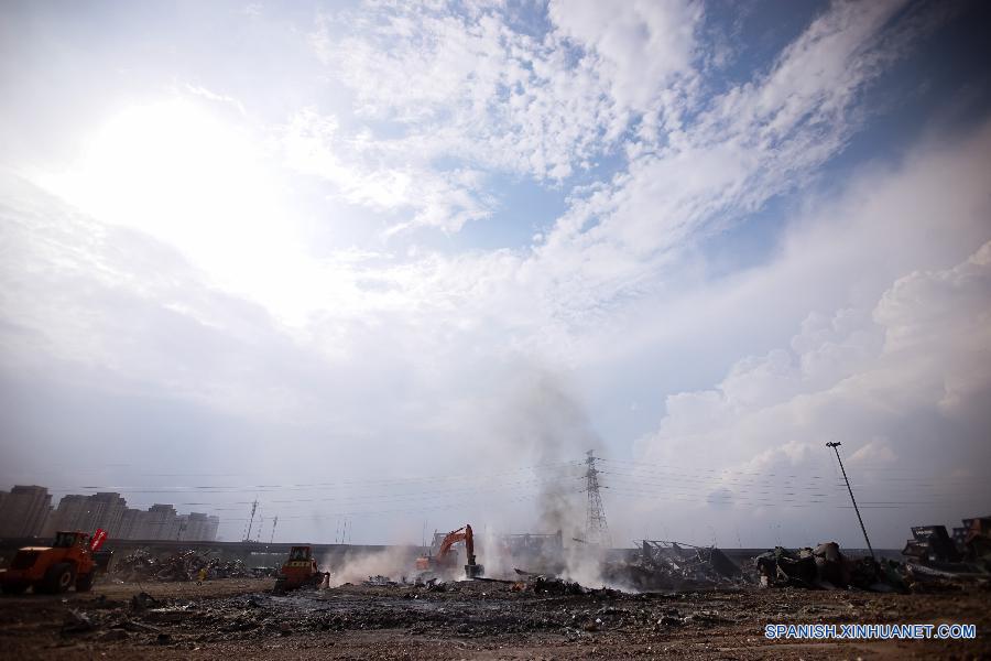 CHINA-TIANJIN-EXPLOSION-CLEANUP(CN)