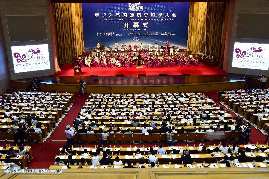 El XXII Congreso Internacional de Ciencias Históricas (CICH) fue inaugurado hoy en Jinan, en la provincia de Shandong, este de China, la primera vez que el congreso se lleva a cabo en Asia.