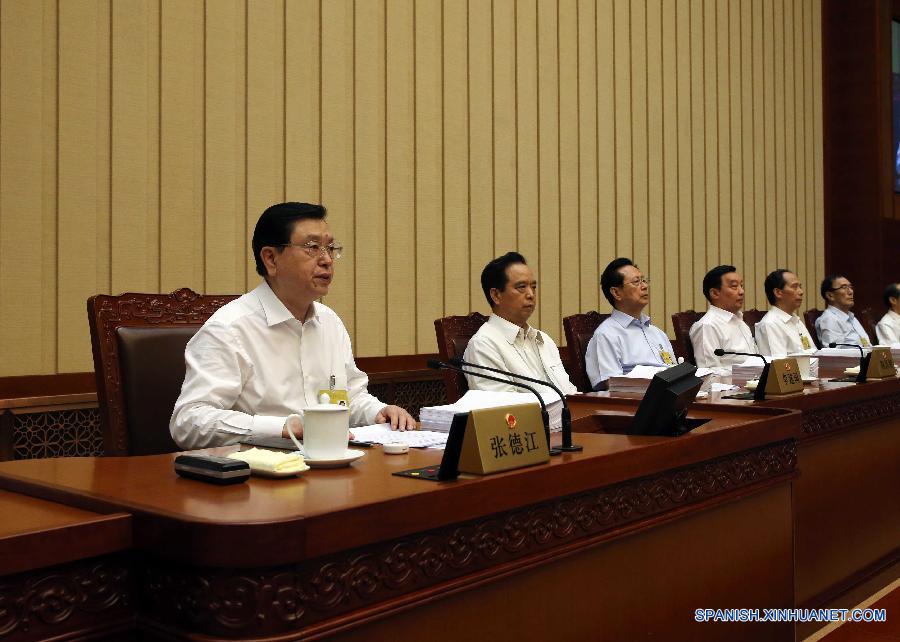 CHINA-BEIJING-ZHANG DEJIANG-NPC-MEETING(CN) 