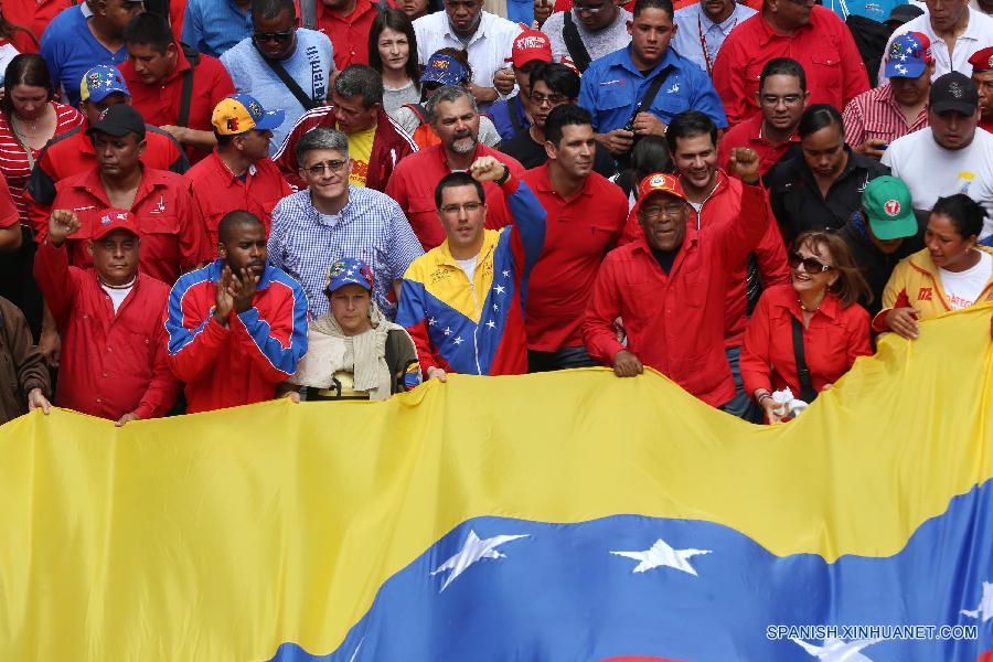 VENEZUELA-CARACAS-MARCH-COLOMBIA-BORDER CRISIS