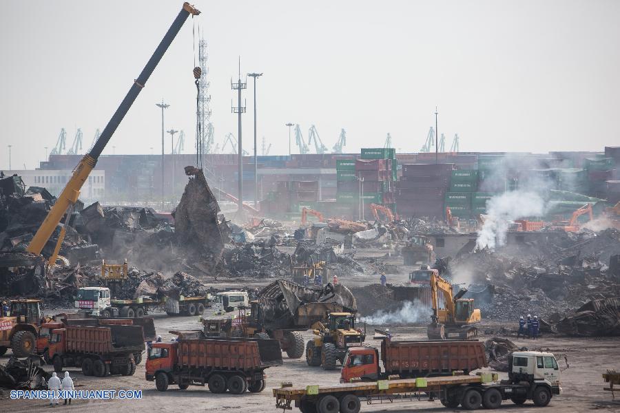 El número de muertos a causa de las explosiones registradas en un almacén de la municipalidad norteña china de Tianjin hace más de dos semanas ha ascendido a 150, mientras que otras 23 personas permanecen desaparecidas, según los datos aportados hoy domingo por las autoridades de rescate.