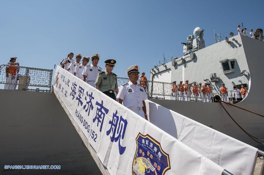 （XHDW·图文互动）中国海军152舰艇编队访问埃及