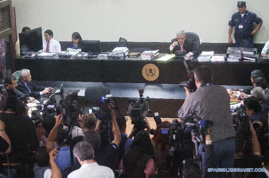 GUATEMALA-GUATEMALA CITY-POLITICS-OTTO PEREZ-HEARING