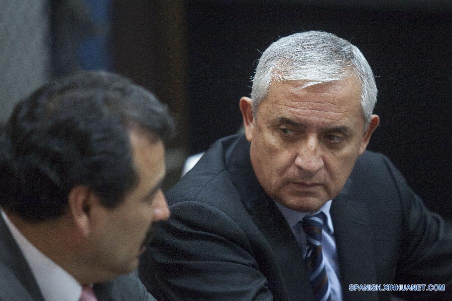 GUATEMALA-GUATEMALA CITY-POLITICS-OTTO PEREZ-HEARING