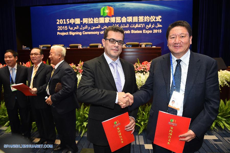 Un total de 163 convenios por un valor de 171.200 millones de yuanes (26.800 millones de dólares) fue firmado hoy en la II Exposición China-Países Árabes en la región autónoma de la etnia hui de Ningxia, noroeste de China.