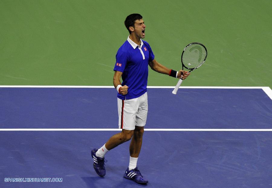 El tenista serbio Novak Djokovic, número uno del mundo, conquistó hoy aquí su segundo título en el Abierto de Estados Unidos y décimo Gran Slam de su carrera tras superar al suizo Roger Federer (2) por 6-4, 5-7, 6-4 y 6-4.