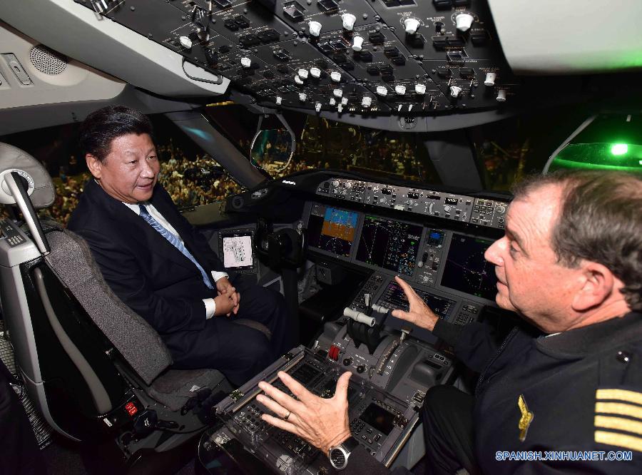 U.S.-SEATTLE-CHINA-XI JINPING-BOEING-VISIT