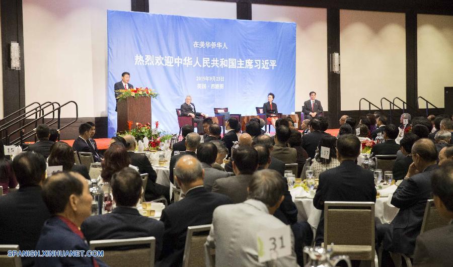 El presidente chino, Xi Jinping, expresó hoy en esta ciudad su deseo de que la comunidad china en Estados Unidos contribuya más a la amistad chino-estadounidense.