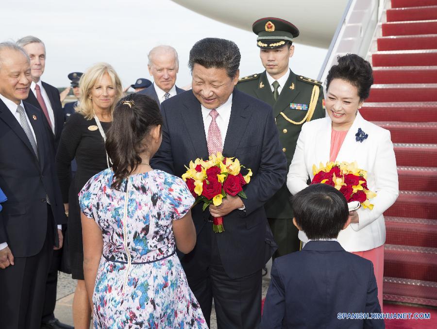 （时政）（5）习近平抵达华盛顿　继续对美国进行国事访问 