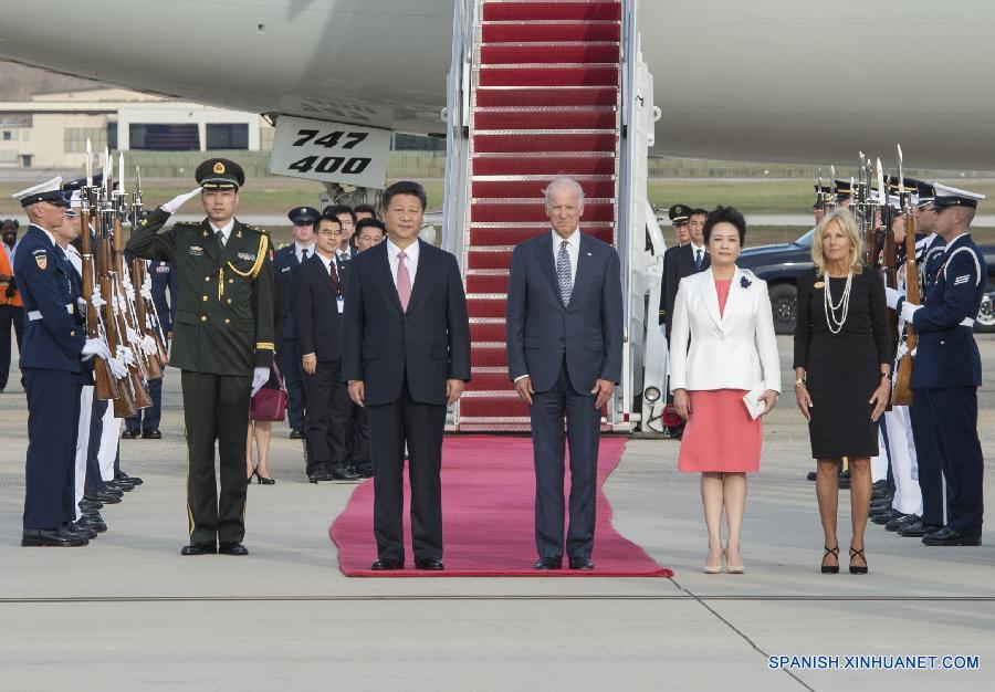 （时政）（6）习近平抵达华盛顿　继续对美国进行国事访问 