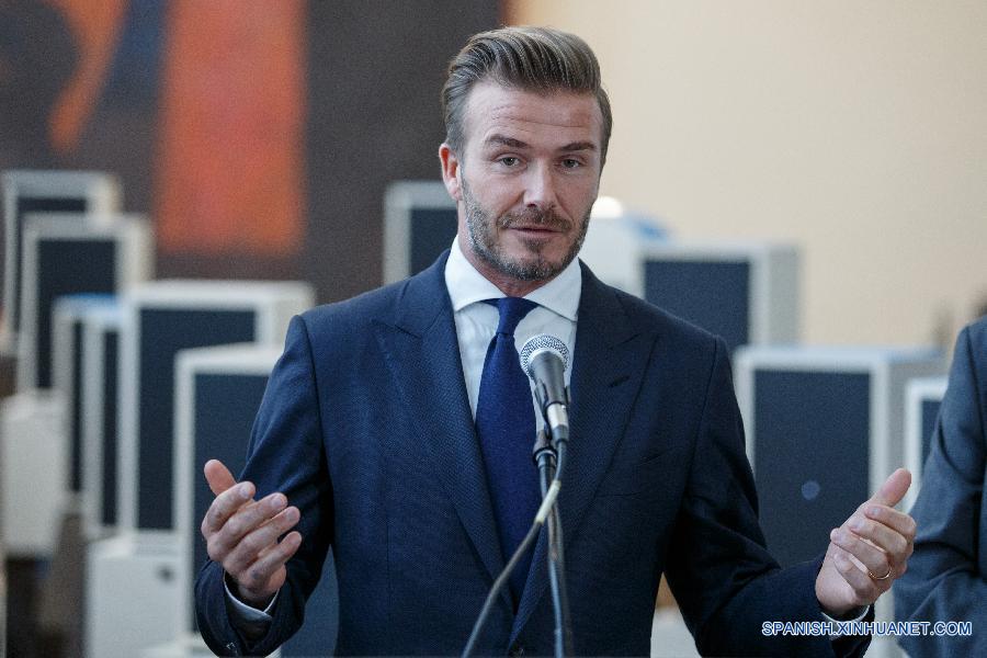 UN-NEW YORK-UNICEF-DAVID BECKHAM