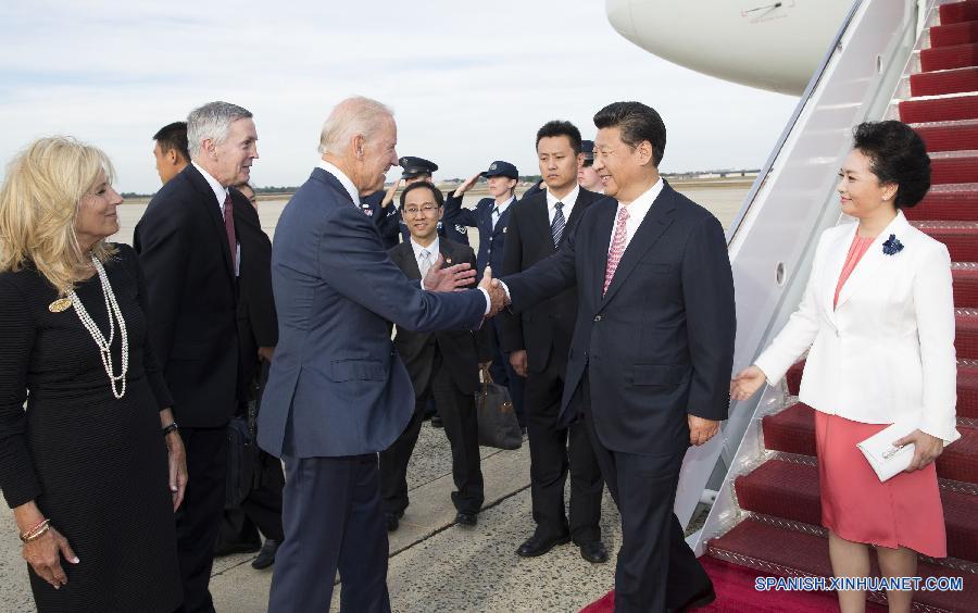 （时政）（3）习近平抵达华盛顿　继续对美国进行国事访问 